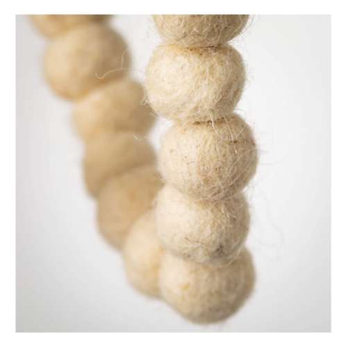 Sullivans Natural Wool Ball Garland