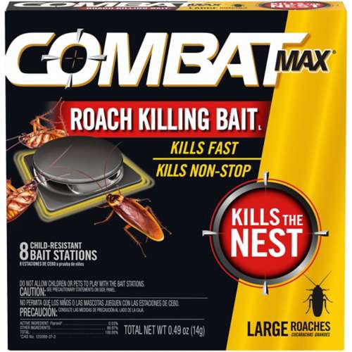 Combat Max Roach Killing Bait - 8 Bait Stations