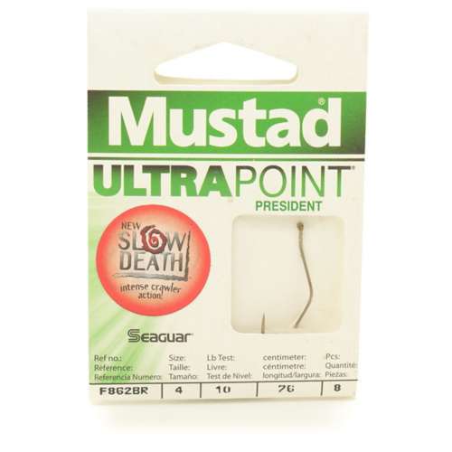 NEW Mustad Slow Death Rig Hooks 6-pack Intense Action Ultra Point