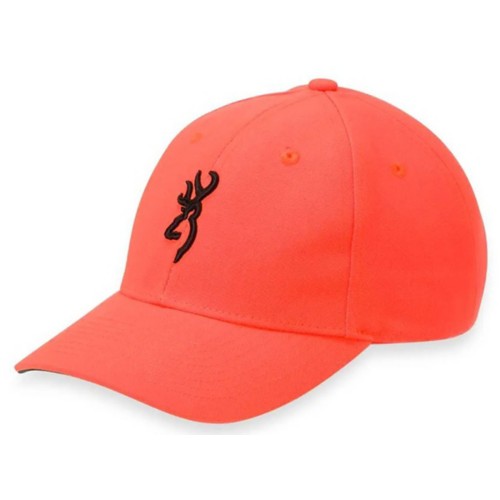 Browning Youth Safety Blaze Cap with 3 D Buck Mark Logo