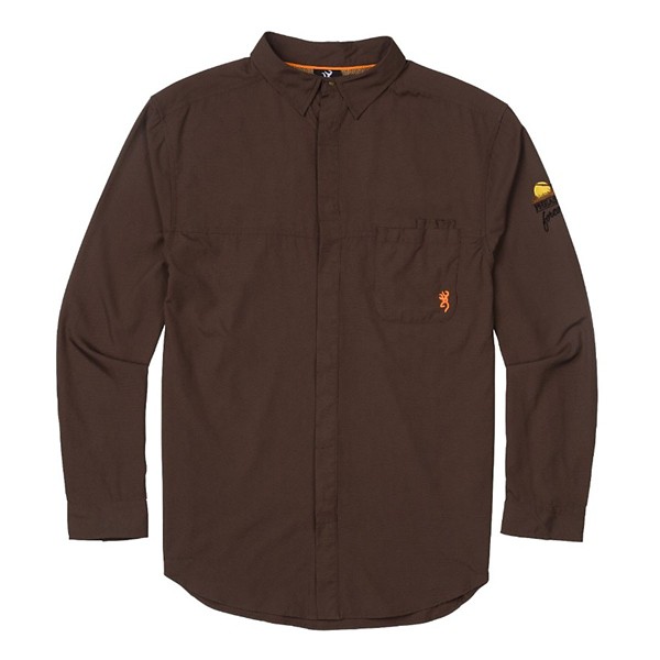 BROWNING Men's  Pheasants Forever Lightweight Long Sleeve Button Up Shirt