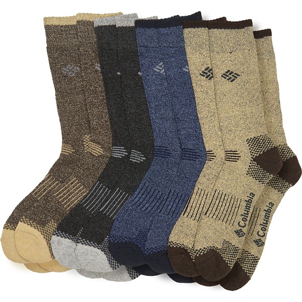 Men's Columbia Moisture Control Assorted 4 Pack Crew Socks product image