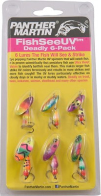 Panther Martin FishSeeUV Deadly Spinner 6 Pack