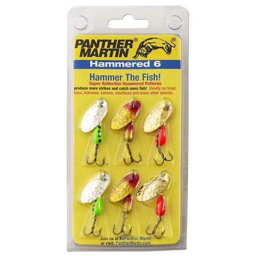 Panther Martin Hammered Spinner 6 Pack