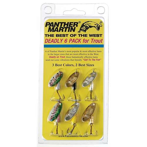 Panther Martin Best of the West Spinner 6 Pack