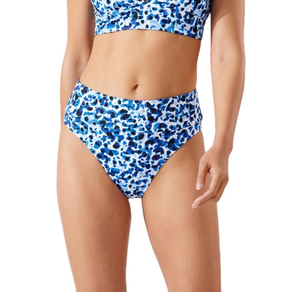 Women's Tommy Bahama Next Image Palm Modern Leopard High Rise Bikini Bottom product image