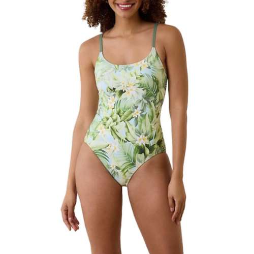 Women's Tommy Bahama Paradise Fronds Reversible Maillot One Piece Swimsuit