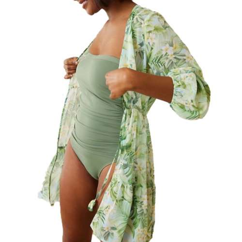Women's Tommy Bahama Paradise Fronds Open-Front Dress Swim Cover Up