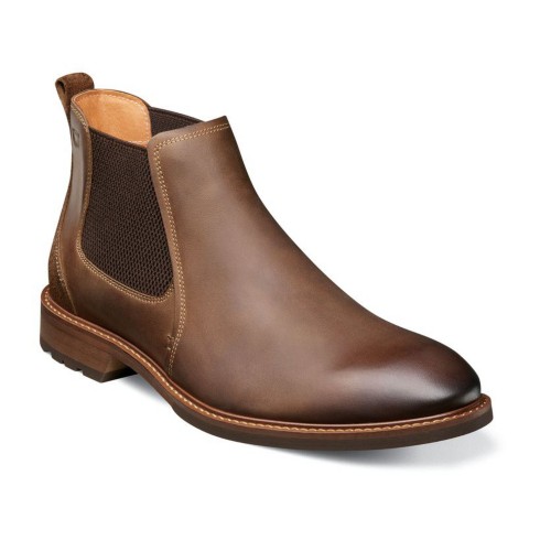 Men s Florsheim Chalet Plain Toe Gore Dress Boots