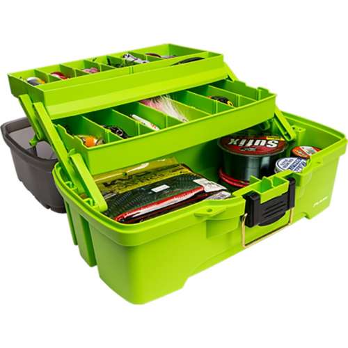 Plano Tackle Systems Box Green Fishing Gear Bait Storage One Tray Camping  Crafts