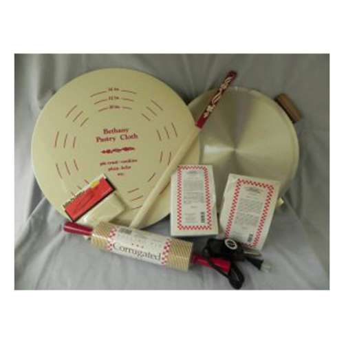Bethany Housewares Lefse Starter Kit with All-Purpose 16 Inch Aluminum Grill