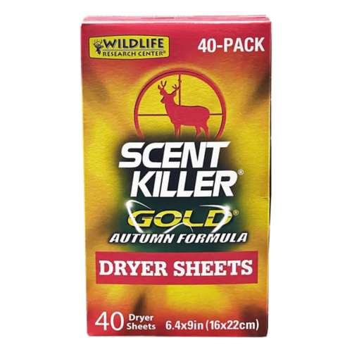 Scent Killer Gold Autumn Formula Dryer Sheets