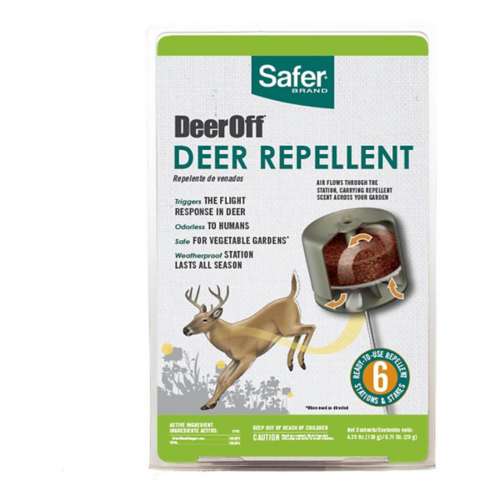 Safer Brand Deer Off Repellent Station Stake For Deer 6 pk