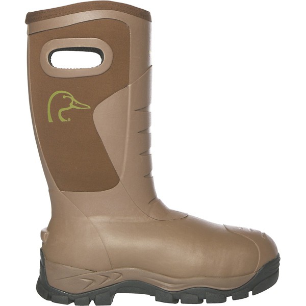 ITASCA Men's  Ducks Unlimited Ash 1600G Rubber Boots Outdoor
