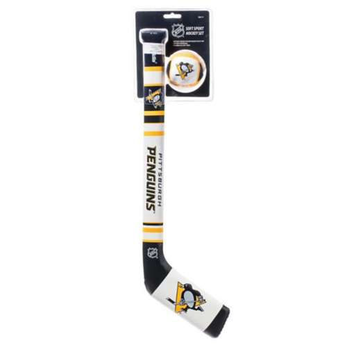Franklin Sports Pittsburgh Penguins Soft Stick and Puck Set