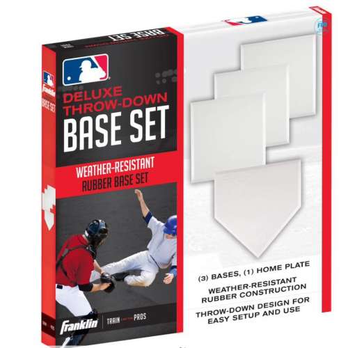 Franklin MLB Deluxe 4-Piece Rubber Base Set