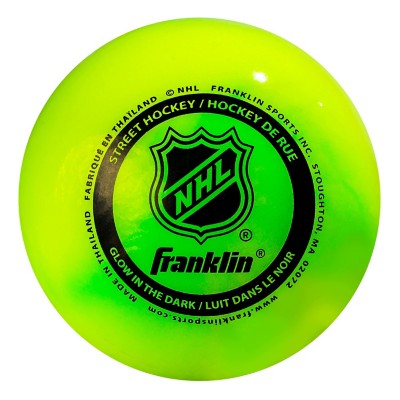 Franklin Sports Glow-In-The-Dark Street-Roller Hockey Ball