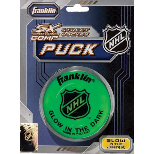 Franklin Sports NHL Glow-In-The-Dark Hockey Street Puck
