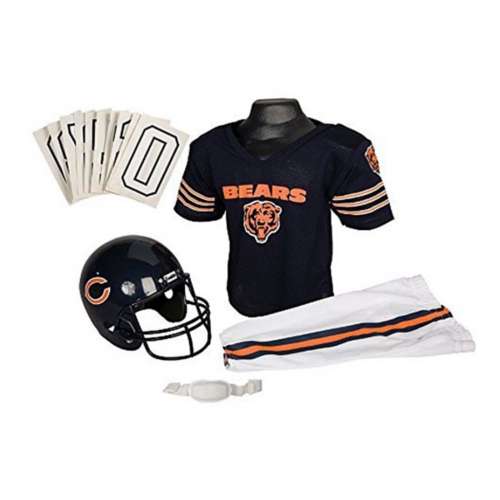 Franklin Sports Chicago Bears Deluxe Football Uniform Set