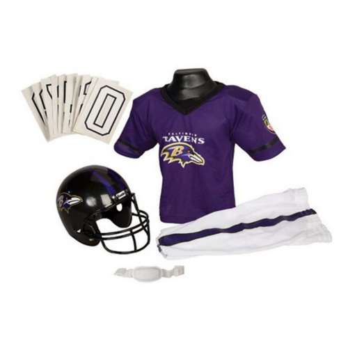 Franklin Sports Baltimore Ravens Deluxe Football Uniform Set