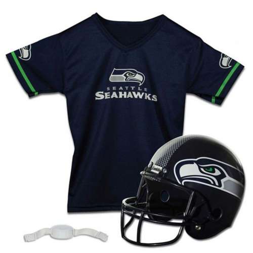 Franklin Sports Kids' Seattle Seahawks Jersey and Helmet Set