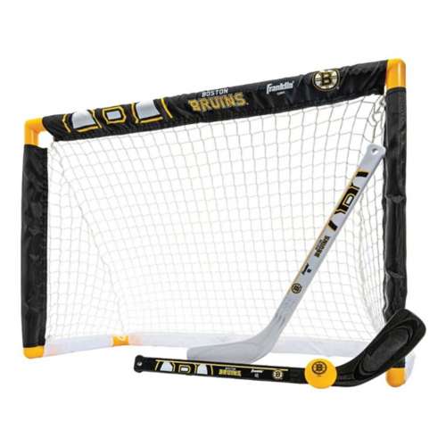 Franklin Sports NHL Boston Bruins Mini Hockey Set