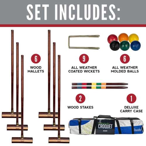 Franklin Sports Expert Croquet Set