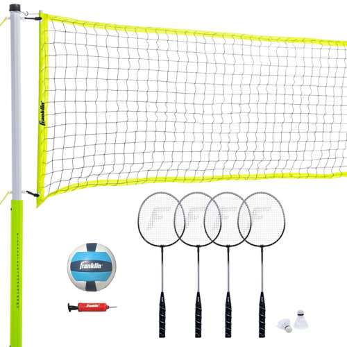 Franklin Sports Advanced Badminton & Volleyball Set