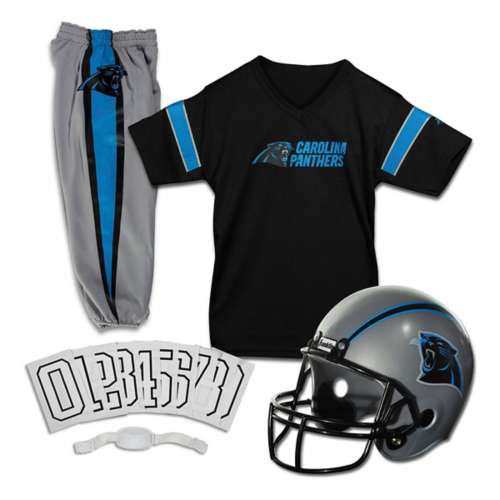 Franklin Sports Carolina Panthers Deluxe Football Uniform Set