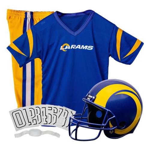 Franklin Sports Los Angeles Rams Deluxe Football Uniform Set