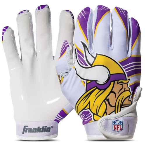 Franklin NFL Minnesota Vikings Youth Football Receiver Gloves - Primary Image