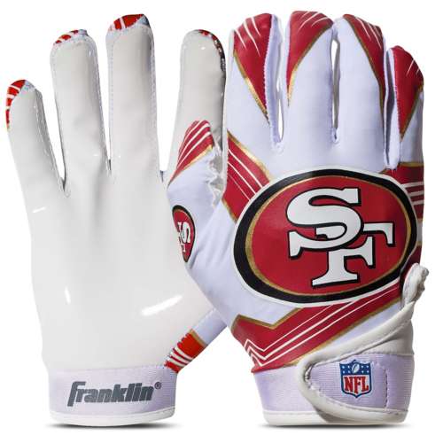 Football Gear & Equipment: Receiver Gloves & Goal Posts, Franklin