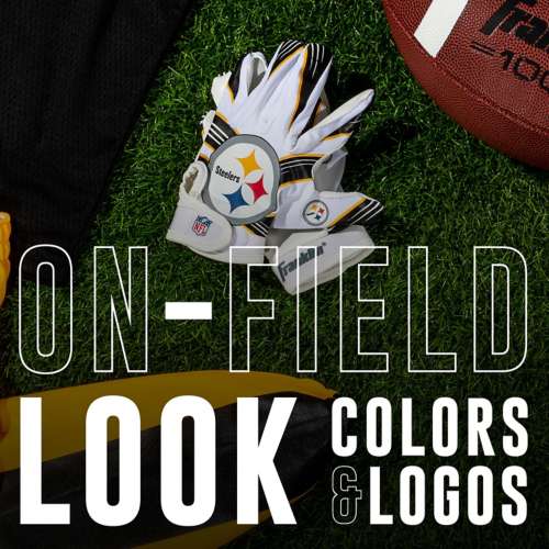 Franklin NFL Pittsburgh Steelers Youth Football Receiver Gloves ...