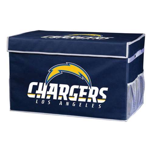 Franklin Sports Los Angeles Chargers Collapsible Footlocker Storage Bin