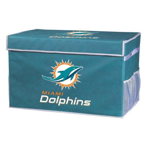 Franklin Sports Miami Dolphins Collapsible Footlocker Storage Bin