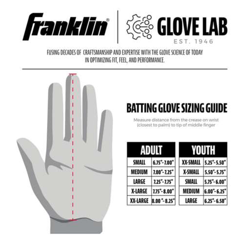 Youth Franklin Sports CFX Pro Baseball Batting Gloves