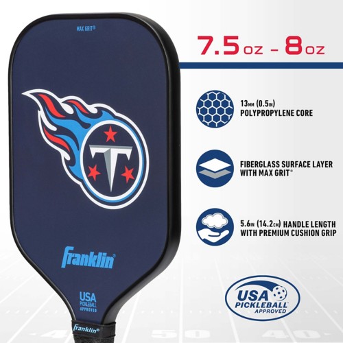 Franklin NFL Tennessee Titans Pickleball Paddle - Primary Image