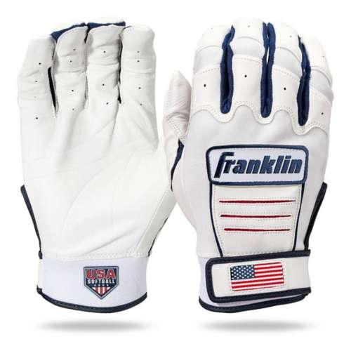 Women's Franklin USA CFX Pro Softball Batting Gloves