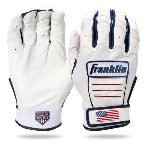 Women's Franklin Sports USA CFX Pro Softball Batting Gloves