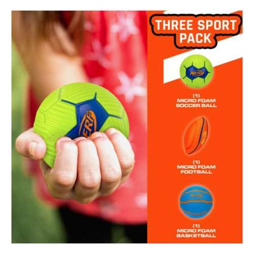 Franklin Sports Junior Micro Foam Balls 3-Pack