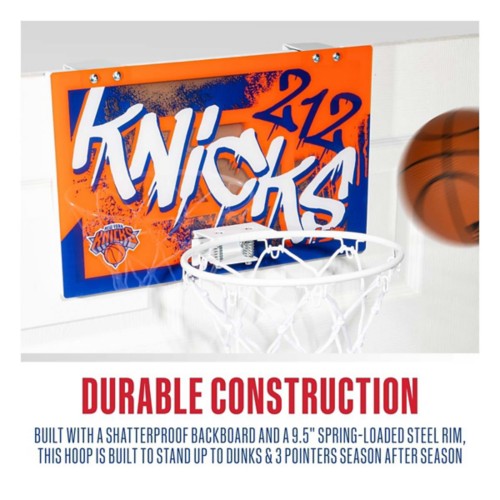 Franklin Sports NBA New York Knicks Over the Door Basketball Hoop - Primary Image
