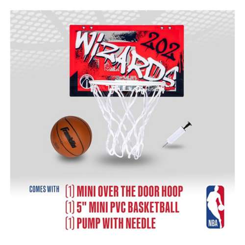 Franklin Sports NBA Washington Wizards Over the Door Basketball Hoop