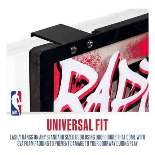 Franklin Sports NBA Toronto Raptors Over the Door Basketball Hoop