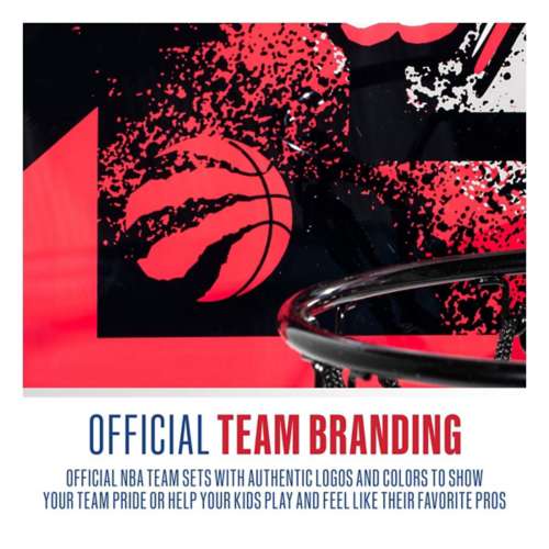 Franklin Sports NBA Toronto Raptors Over the Door Basketball Hoop