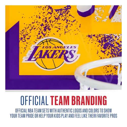 NBA Los Angeles Lakers Over The Door Mini Basketball Hoop