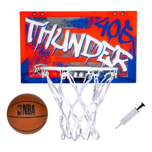 Franklin Sports NBA Oklahoma City Thunder Over the Door Basketball Hoop