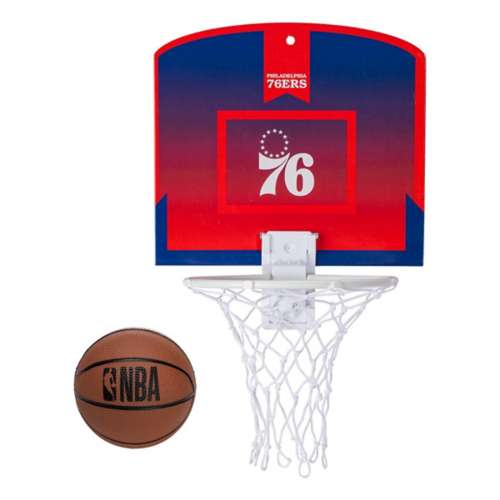 Franklin Sports NBA Philadelphia 76ers Mini Over the Door Basketball Hoop