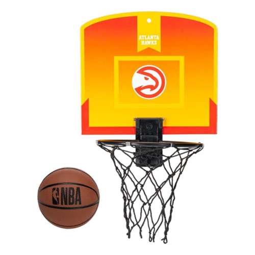 Franklin Sports NBA Atlanta Hawks Mini Over the Door Basketball Hoop