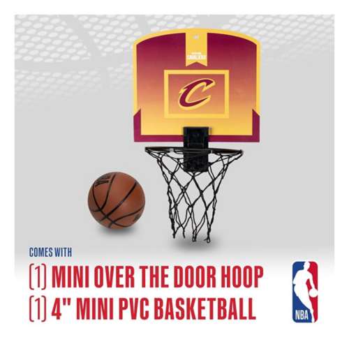Franklin Sports NBA Cleveland Cavaliers Mini Over the Door Basketball Hoop