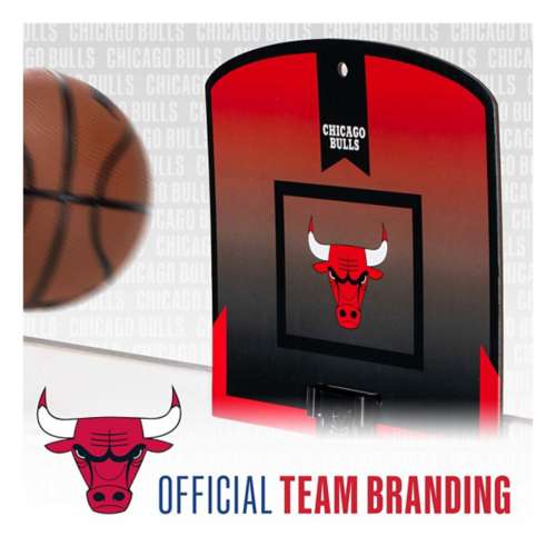 Franklin Sports NBA Chicago Bulls Mini Over the Door Basketball Hoop